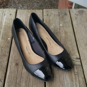Black Wedges Size 8.5
